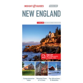 Insight Guides Travel Map New England (Insight Guides Travel Maps)