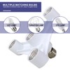 Toplimit 4 in 1 Light Bulb Socket Splitter, E26/E27 Light