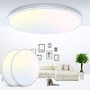 zemty 2Pack 12 Inch LED Flush Mount Ceiling Light, Super