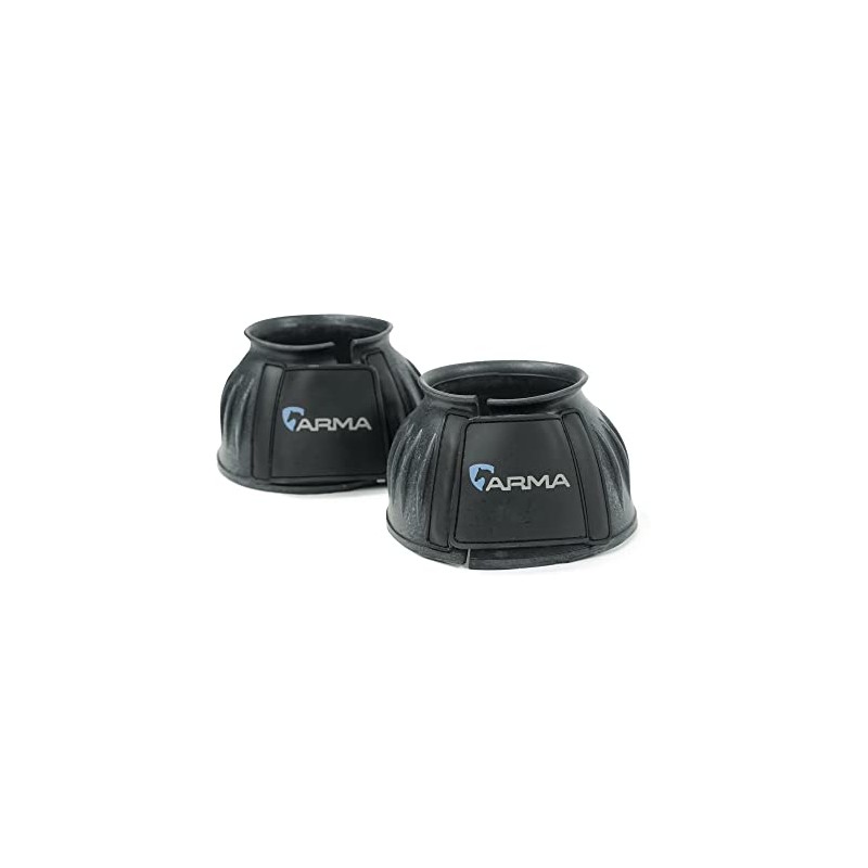 Shires ARMA Touch and Close Over-Reach Boots: Black: Large