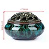 LamDawn Censer Sky Blue Incense Burner with Calabash Incense Stick