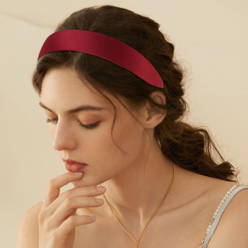 3 Pieces Headbands, Women'S Headband, Wide Sponge Headband, Satin Headband,