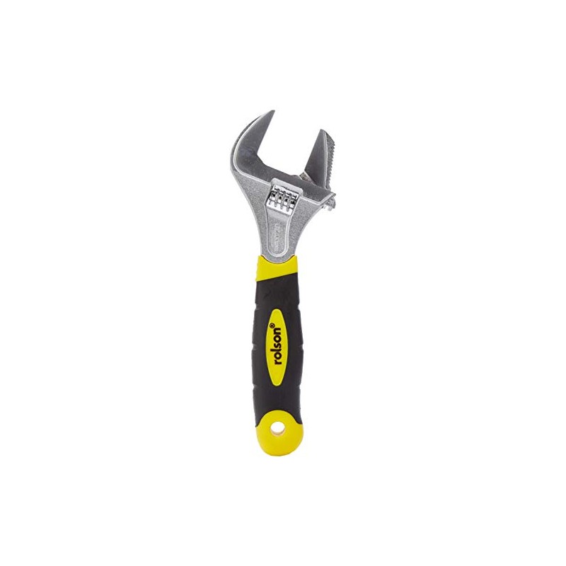 Rolson 19025 200mm 2-in-1 Extra Wide Adjustable Wrench