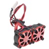36mm RC Motor Heatsink, Double Cooling Fan Adjustable Motor Radiator