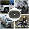 2 Pcs New Universal Exhaust Rubber Black Exhaust Pipe Hanger