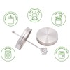 Stainless Steel Honey Dipper by Mason Jar Lifestyle (Regular Mouth)
