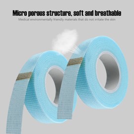 3 Rolls Lash Tape, Adhesive Eyelash Tapes, Makeup Tape, Micropore Tape for Lash Extension Supplies, 9 m Each Roll (3, Blue)