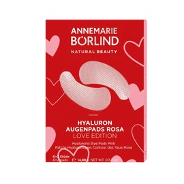 Annemarie Borlin Hyaluron Eye Pads Pink Love Edition (6 x 2 Pieces) | Eye Patches, Augenpads Gegen Augenringe, Fältchen&Linien, Mit Hyaluron, Geschenkset Damen, Glättende&Straffende Augenmaske