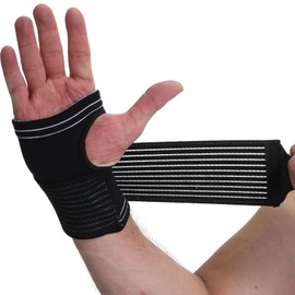 NeoTech Care Hand Palm Wrist Support (Black, Size L, 1 Unit)