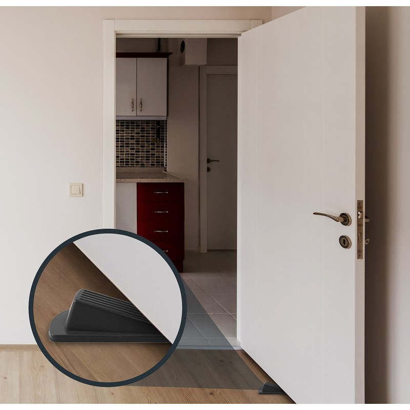 Home Premium Door Stoppers for Bottom of Door, Rubber Door