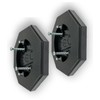 iMBAPrice IMBA-8161-BK-2 (2-Pack) Vertical Siding Lamp Octagon Mounting Kit with