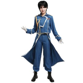 miccostumes Men's Blue Coat and Pants Cosplay Costume Uniform Outfit Large