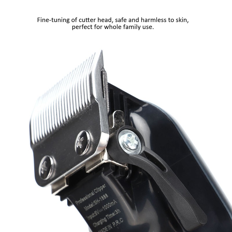 Rechargeable Household Electric Hair Clipper LCD Display Hair Cutter Cordless