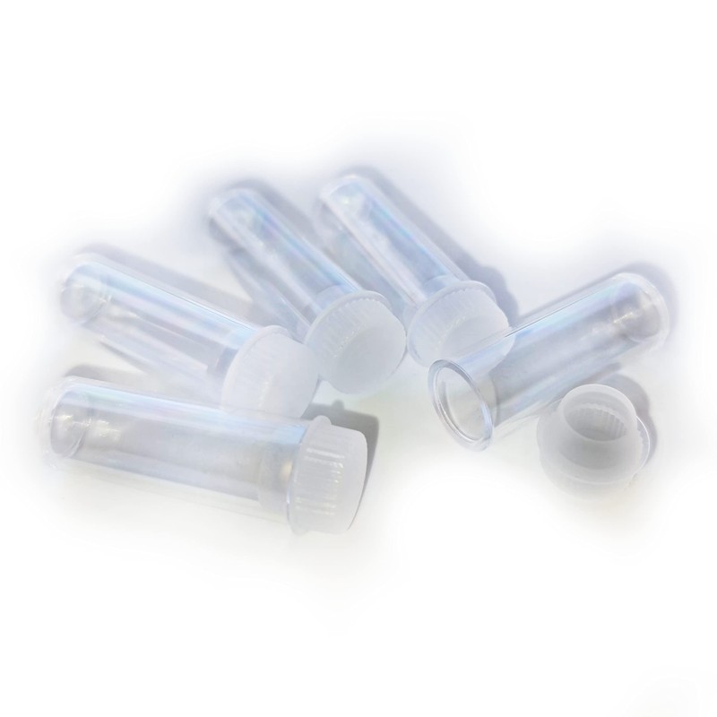 SHC Web 20 x 1ml Empty Mini Clear Plastic Tubes