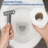 sourcing map Handheld Bidet Sprayer for Toilet, Metal Bathroom Sprayer