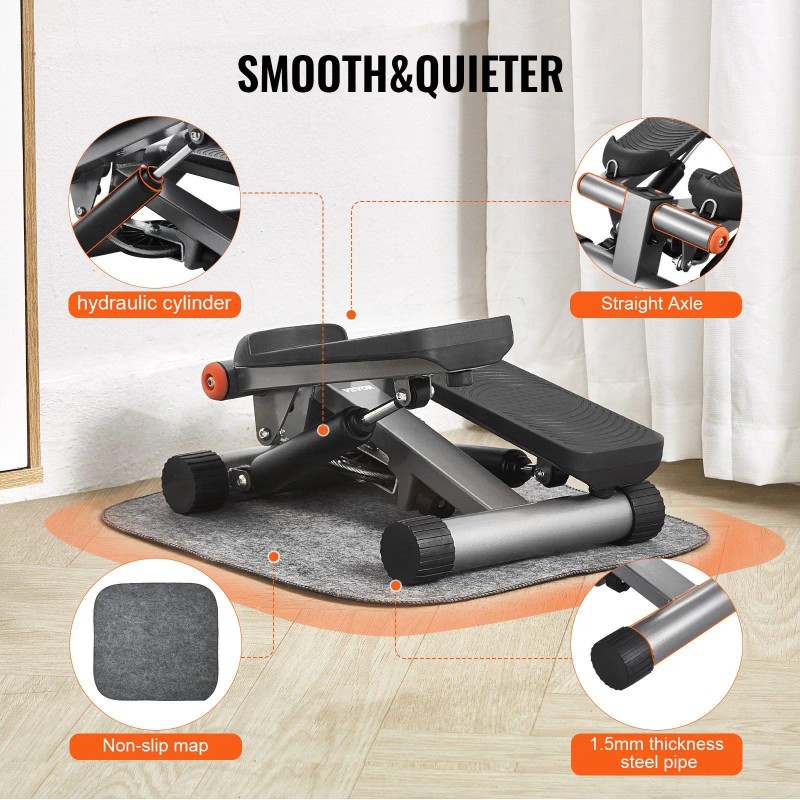 Hydraulic Mini Stair Stepper for Home Exercise Step Platforms with
