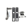 UHRIG Wrought Iron Handle Set for Garden Door, Right Door
