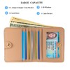 BECEERE Womens Walle Rfid Blocking Small Compact Bifold Pocket Wallet
