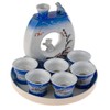 Service a Sake Asiatique traditionnel – Teinte Rose – Modèle