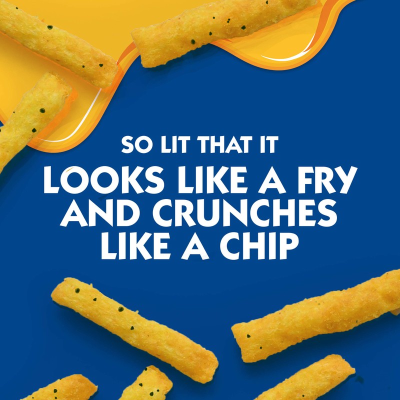 Andy Capp's Cheddar Flavored Fries, 0.85 oz, 72 Pack