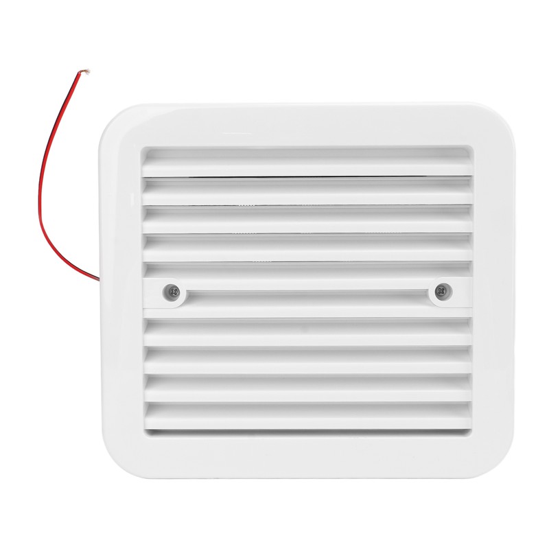 RV Side Vents 12V White Unidirectional Dustproof Strong Wind Cooling