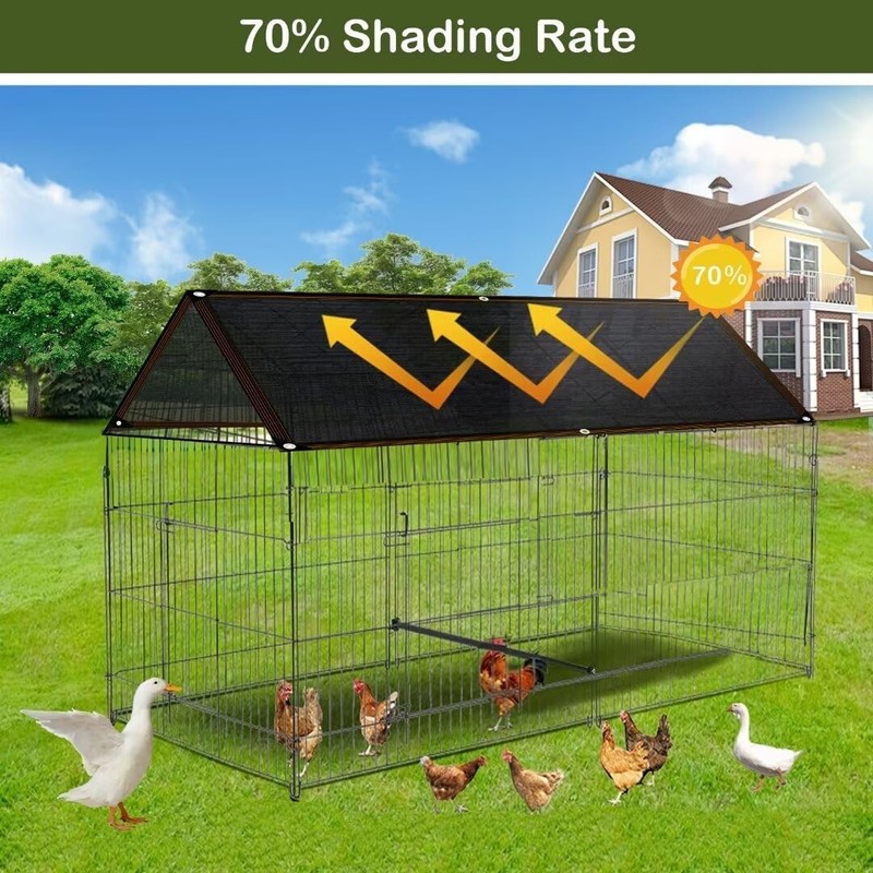 BCBIG Rectangular Sun Shade Sail for Balcony, Shade Net Greenhouse