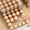 Double-drawer Refrigerator Egg Storage Box Can Keep Eggs Fresh Transparent