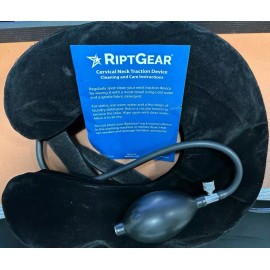 RiptGear Cervical Neck Traction Device - Inflatable Neck Support Neck Stretcher