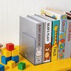 16 Pcs Acrylic Bookends, Book Ends Clear Acrylic Bookends for