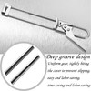 Jar Opener,Adjustable Non-Slip Multifunctional Stainless Steel Can Opener,Multi Opener Set
