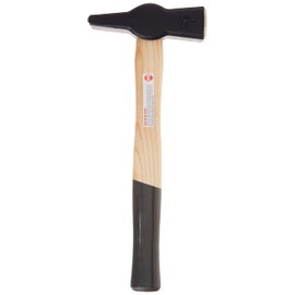 Picard Blacksmith Hammer 1500g - Swedish Pattern, Cross Peen Hammer, Forged Alloyed Steel Head, Chamfered Edges, Black Powder Coated, Dual Curved Ash Handle, 0000811-1500