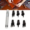 Leather Punch Set Carbon Steel Leather Hole Punch DIY Leather