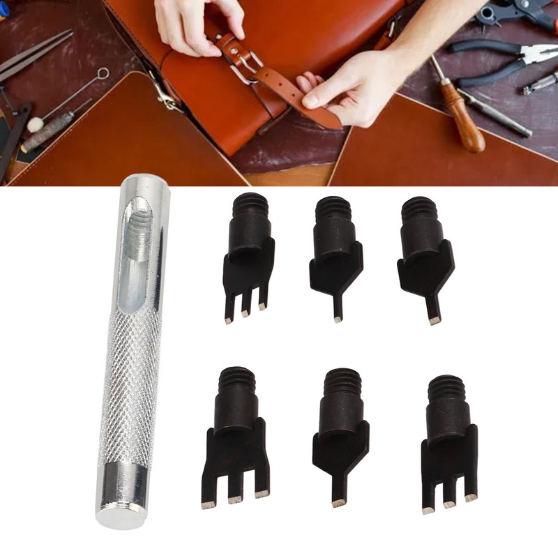 Leather Punch Set Carbon Steel Leather Hole Punch DIY Leather