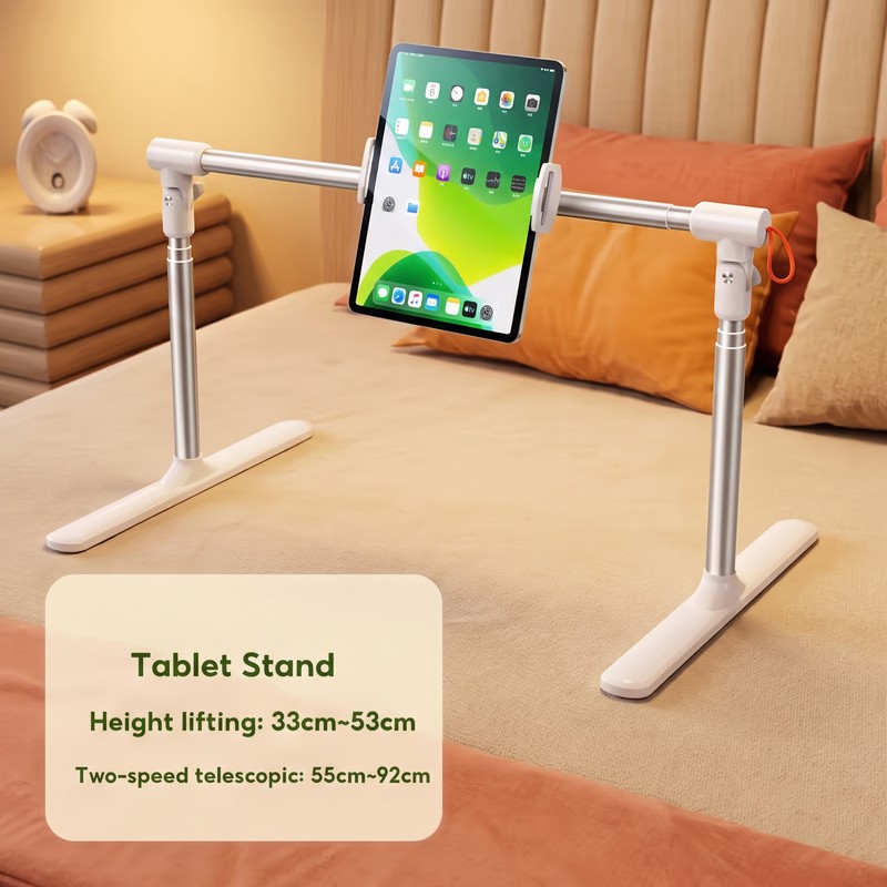 Adjustable Phone and Tablet Stand for Bed – Telescopic Folding