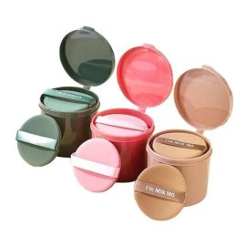 Auteu Makeup Product, Round Cushion Puff Cushionpaekteu Puff 7p Set for daily beauty routines, Korean cosmetic item, Auteu Import, and Personal, Option 1