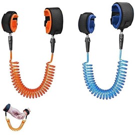 Locisne 2 Pack Baby Anti-lost Belt Baby Children Safty Anti Lost Walking Hand Belt Wrist Link Bungee Lead Safety Toddler Harness Travel Helper