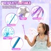 Janinka 24 Pack Glitter Princess Wand Kit for Kids Glitter
