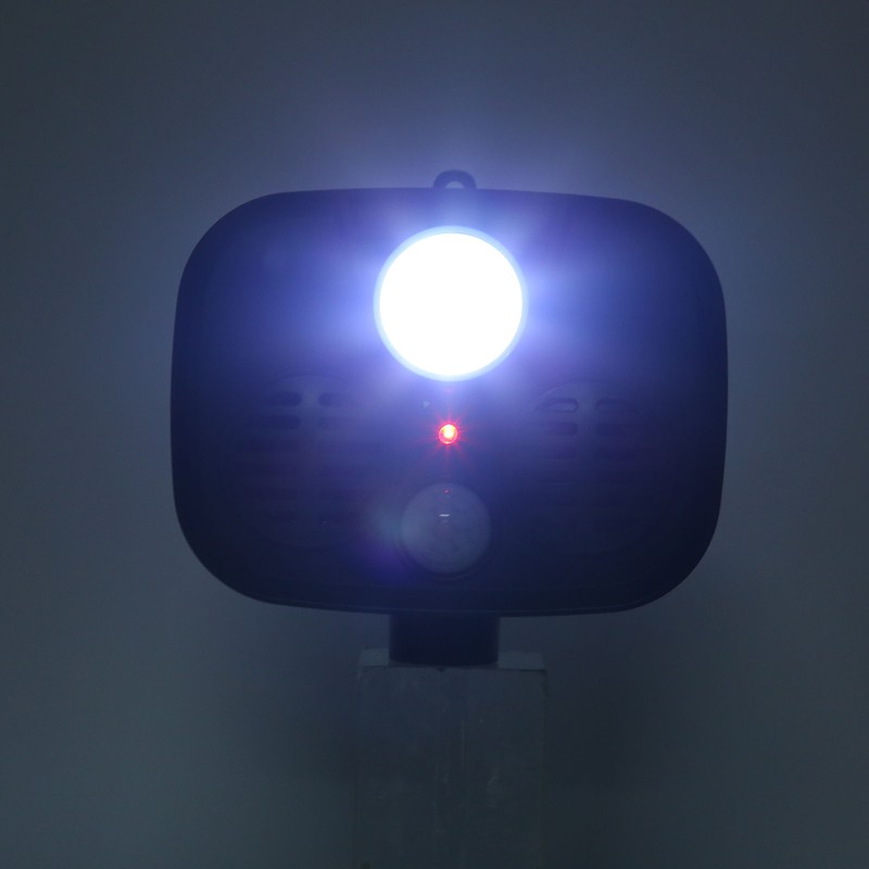 Ultrasonic Animal Repeller Solar Powered Motion Detection Animal Deterrent Device