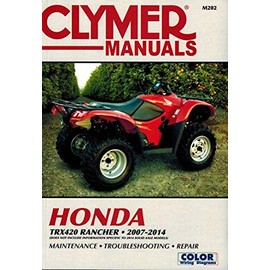 Clymer M202 Service Shop Repair Manual for Honda TRX420 2007-2012