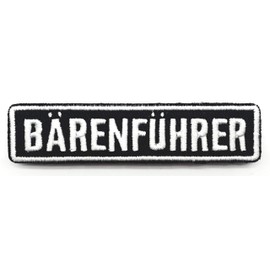 POLIZEIMEMESSHOP Name Badges 2.0 Bear Leader Textile Patch with Velcro