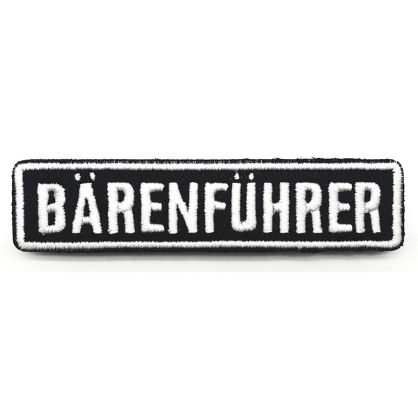 POLIZEIMEMESSHOP Name Badges 2.0 Bear Leader Textile Patch with Velcro