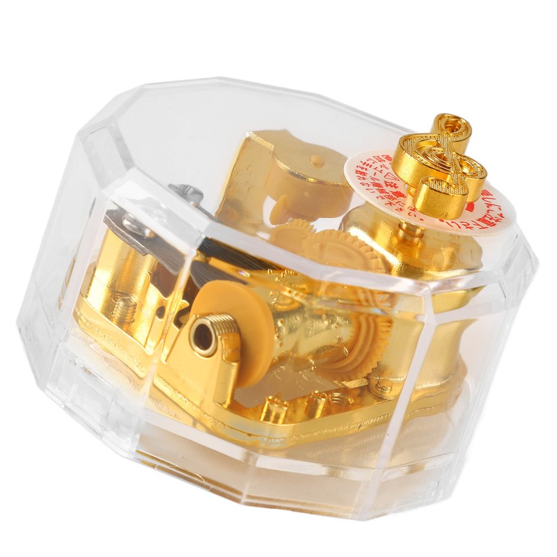 Acrylic Music Box Exquisite Beautiful DIY Clear Musical Box for