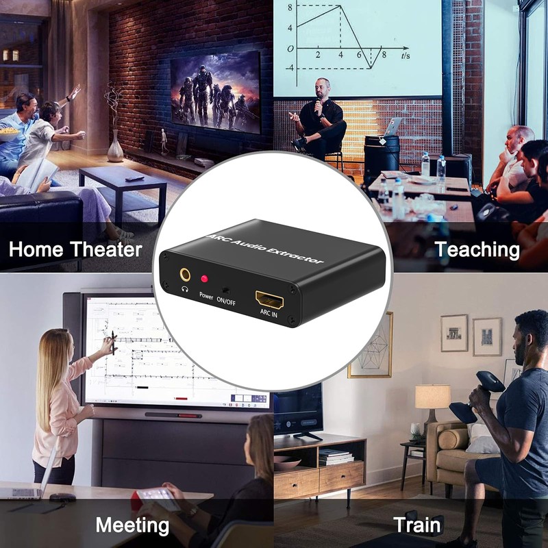 HDMI ARC Audio Extractor Support HDMI ARC to Optical SPDIF