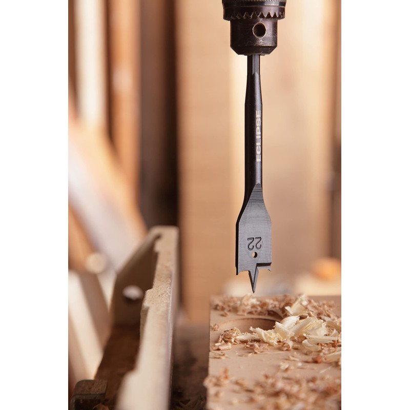 Eclipse Professional Tools FWDB8PS 8 piece Flat Wood Drill Bit