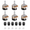MECCANIXITY 6 Pack WH138 Potentiometer 100K Ohm Single-Joint Variable Resistors