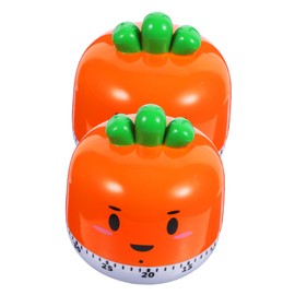 FUNOMOCYA 2Pcs Cartoon Kitchen Timer Easy to Use Mechanical Cooking Timer for Baking Management and Activities Reminder Device