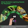 LuminPacific UVB Reptiles Light with Remote, UVA UVB FR Lamp