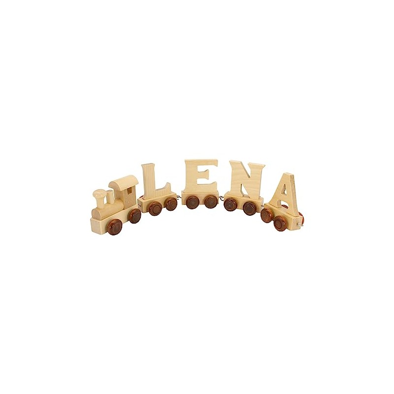 Wooden Train Letters Train Train Train Train Train Wagon A-Z