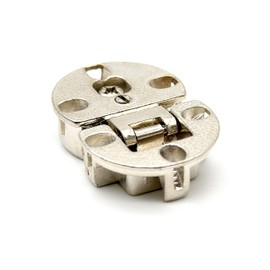 DOJA Barcelona Concealed Hinges Foldable 2 Hinges Cabinet Door Opening 180º Hinge for Fold-Down Hinges 35 mm Hole Chrome Antique Brass Folding Hinge 180 Degree