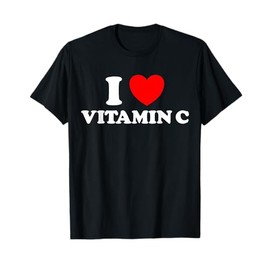I Love Vitamin C - Funny Citrus Orange Health Supplement Fan T-Shirt